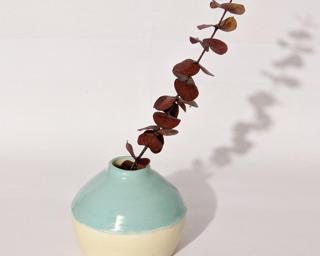 A sweet little moon vase for your window sill.
